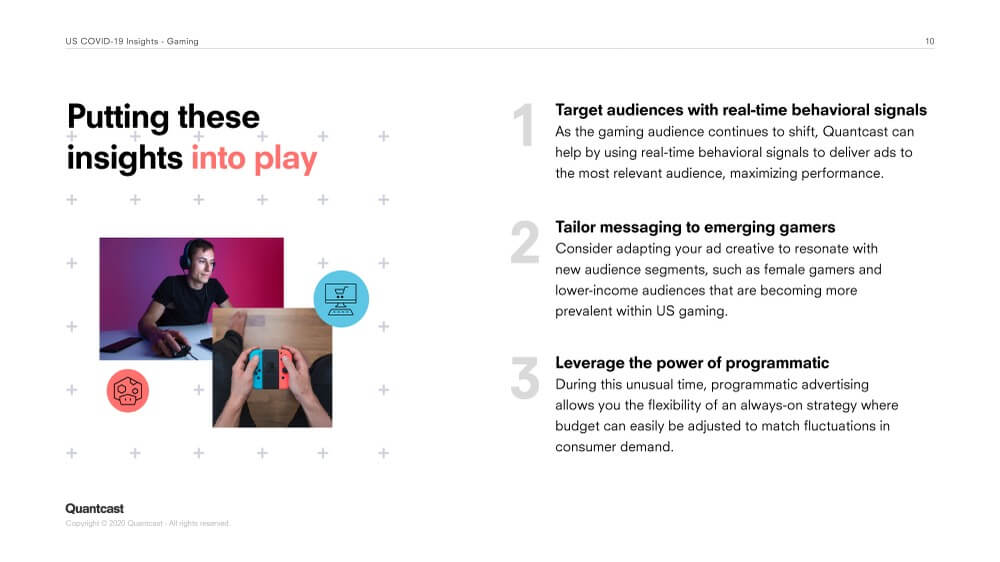 Quantcast Webinar Gaming - Takeaways